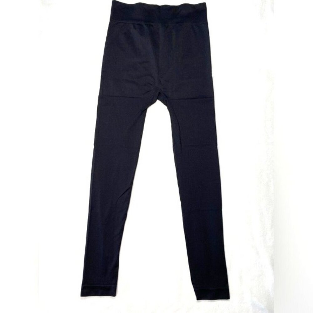 Lane Bryant Black Spandex Stretch Control Leggings Hosiery Size E/F #0862